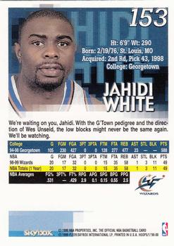 1999-00 Hoops #153 Jahidi White Back