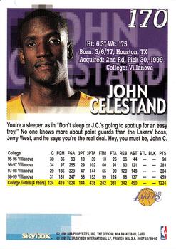 1999-00 Hoops #170 John Celestand Back
