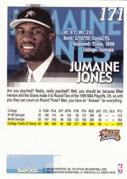 1999-00 Hoops #171 Jumaine Jones Back