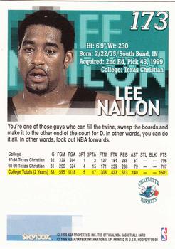 1999-00 Hoops #173 Lee Nailon Back