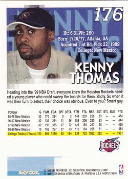 1999-00 Hoops #176 Kenny Thomas Back