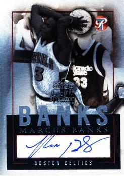 2003-04 Topps Pristine - Personal Endorsements #PEA-MBA Marcus Banks Front