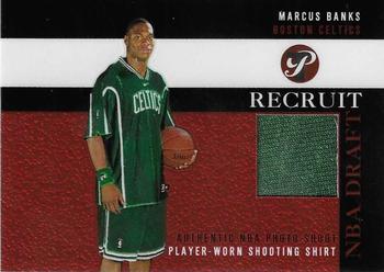 2003-04 Topps Pristine - Recruit Relics #PR-MB Marcus Banks Front