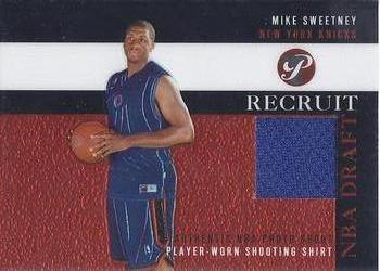 2003-04 Topps Pristine - Recruit Relics #PR-MS Mike Sweetney Front