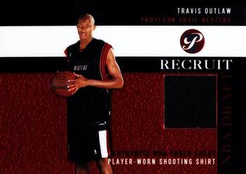 2003-04 Topps Pristine - Recruit Relics #PR-TO Travis Outlaw Front