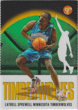 2003-04 Topps Pristine - Refractors Gold #48 Latrell Sprewell Front