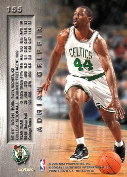 1999-00 Metal #155 Adrian Griffin Back