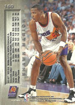 1999-00 Metal #160 Shawn Marion Back
