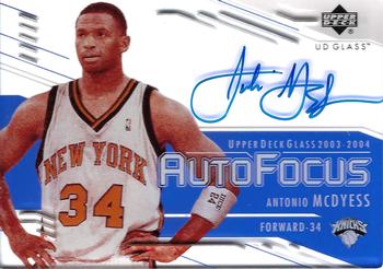 2003-04 UD Glass - Auto Focus #MC Antonio McDyess Front