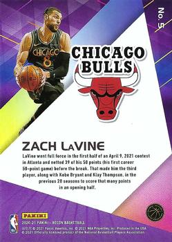 2020-21 Panini Recon #5 Zach LaVine Back