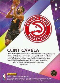 2020-21 Panini Recon #8 Clint Capela Back