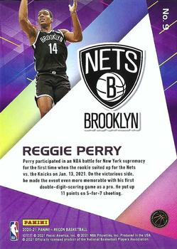 2020-21 Panini Recon #9 Reggie Perry Back