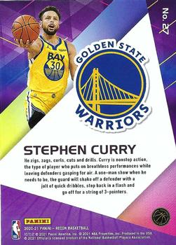 2020-21 Panini Recon #27 Stephen Curry Back