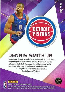 2020-21 Panini Recon #33 Dennis Smith Jr. Back