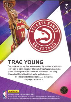 2020-21 Panini Recon #71 Trae Young Back