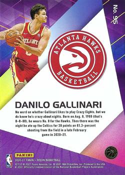2020-21 Panini Recon #95 Danilo Gallinari Back