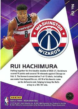 2020-21 Panini Recon #151 Rui Hachimura Back