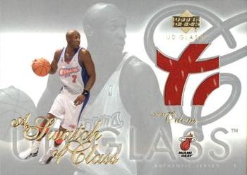 2003-04 UD Glass - Swatch of Class #SC-LO Lamar Odom Front