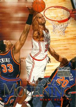 1999-00 SkyBox Premium #84 Alonzo Mourning Front