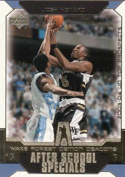 2003 UD Top Prospects - After School Specials #AS14 Josh Howard Front
