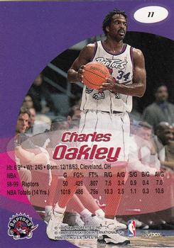 1999-00 SkyBox Apex #11 Charles Oakley Back