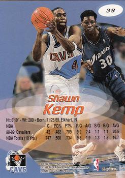1999-00 SkyBox Apex #39 Shawn Kemp Back
