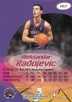 1999-00 SkyBox Apex #162 Aleksandar Radojevic Back