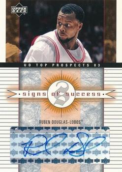 2003 UD Top Prospects - Signs of Success #SS-RD2 Ruben Douglas Front
