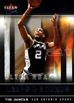 2003-04 Ultra - Leaps and Bounds #13 LB Tim Duncan Front