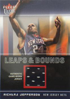 2003-04 Ultra - Leaps and Bounds Game Used #LB-RJ Richard Jefferson Front