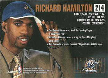 1999-00 SkyBox Dominion #214 Richard Hamilton Back