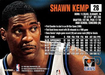1999-00 SkyBox Dominion #26 Shawn Kemp Back