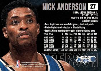 1999-00 SkyBox Dominion #27 Nick Anderson Back
