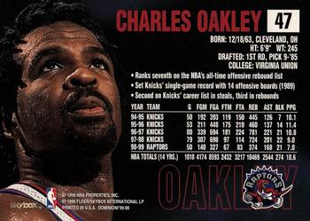 1999-00 SkyBox Dominion #47 Charles Oakley Back