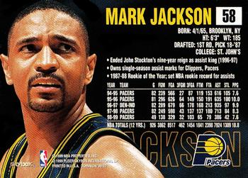 1999-00 SkyBox Dominion #58 Mark Jackson Back