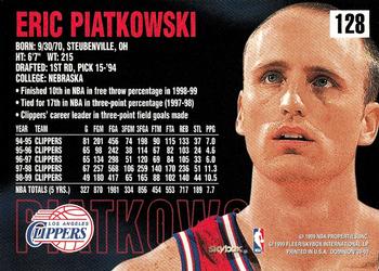 1999-00 SkyBox Dominion #128 Eric Piatkowski Back