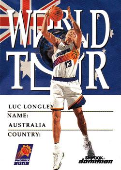 1999-00 SkyBox Dominion #177 Luc Longley Front
