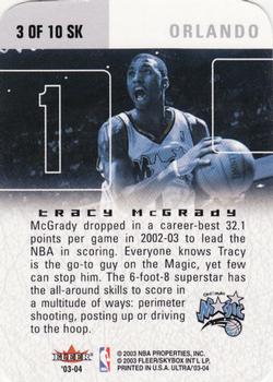 2003-04 Ultra - Scoring Kings #3 SK Tracy McGrady Back