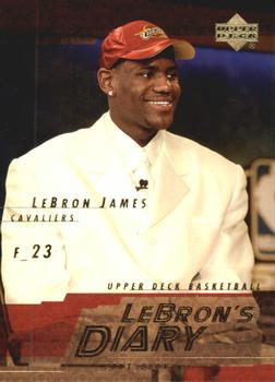2003-04 Upper Deck - LeBron's Diary #LJ5 LeBron James Front