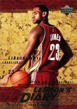 2003-04 Upper Deck - LeBron's Diary #LJ9 LeBron James Front