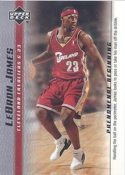 2003-04 Upper Deck LeBron James Phenomenal Beginning #2 LeBron James Front