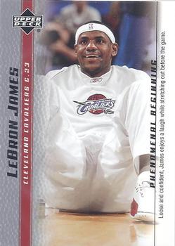 2003-04 Upper Deck LeBron James Phenomenal Beginning #4 LeBron James Front