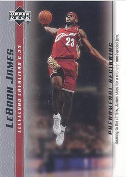 2003-04 Upper Deck LeBron James Phenomenal Beginning #5 LeBron James Front