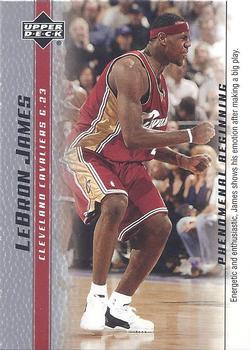 2003-04 Upper Deck LeBron James Phenomenal Beginning #8 LeBron James Front