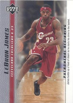 2003-04 Upper Deck LeBron James Phenomenal Beginning #11 LeBron James Front