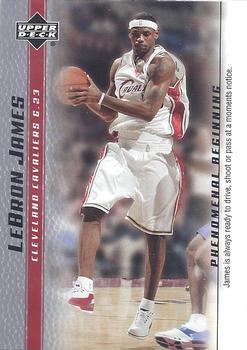 2003-04 Upper Deck LeBron James Phenomenal Beginning #16 LeBron James Front