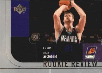 2003-04 Upper Deck - Rookie Review Jerseys #RR-RA Robert Archibald Front