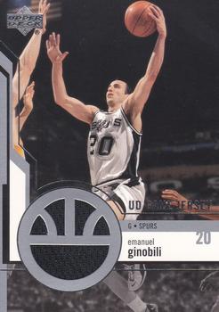2003-04 Upper Deck - UD Game Jerseys #GJ5 Emanuel Ginobili Front