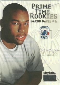 1999-00 SkyBox Premium - Prime Time Rookies #3 PT Baron Davis Front