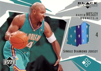 2003-04 Upper Deck Black Diamond - Single Diamond Jersey #BD-DW David Wesley Front
